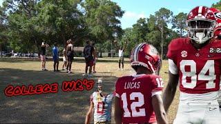 College WR’s Came And Got Straight To Work   MUST WATCH