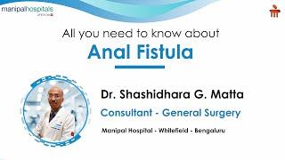 All you need to know about Anal Fistula  Dr. Shashidhara G Matta  Manipal Hospital Whitefield