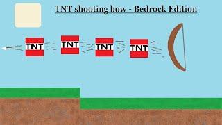 How to make a TNT shooting bow - Minecraft Bedrock Edition