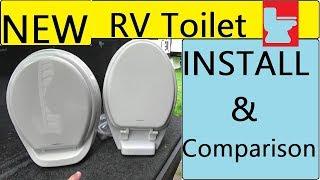 RV Toilet Upgrade Install and Comparison