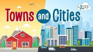 Towns and Cities Urban and Rural Communities  Social Studies for Kindergarten  Kids Academy