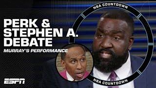Stephen A. & Big Perk GET INTO IT over Jamal Murrays POOR PERFORMANCE vs. Wolves   NBA Halftime