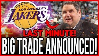 URGENT 4 TRADES FOR THE LAKERS BIG NBA TRADE HAPPENING TODAYS LAKERS NEWS