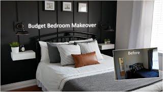 DIY Bedroom Makeover $250 Budget