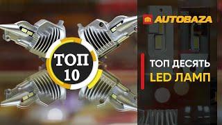 ТОП-10 LED ламп для авто 2021. Лучшие светодиодные лампы Н4. Какие лампы выбрать? Автолампы.