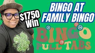 91024 $1750 Win  Bingo at Family Bingo