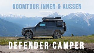 Die grosse ROOMTOUR von unserem neuen Defender  Innen & Aussen  Defender Camper