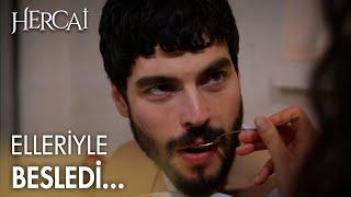 Miran Reyyanın elinden çorba içiyor - Hercai 4. Bölüm