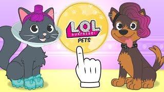  BABY PETS  Kira the Cat and Max the Dog dress up as LOL Surprise Pets  Cartoons for Children