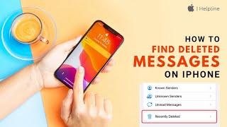 How to Find Deleted Messages on iPhone 2024 Easy Tutorial