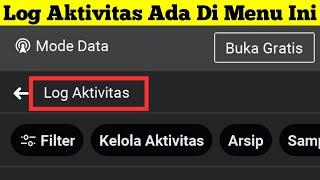 CARA MELIHAT LOG AKTIVITAS DI FACEBOOK LITE