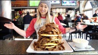 The Coliseums Stacked Lamb Gyro Challenge