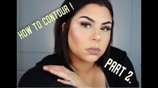 HOW I CONTOUR MY FAT FACE  DOUBLE CHIN pt 2 full in depth demo