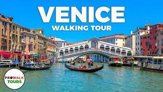 Venice Italy Walking Tour PART 1 - 4K 60fps - with Captions