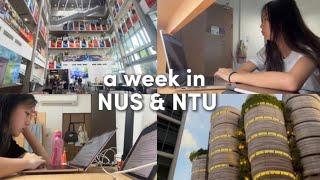 a week in nus & ntu ˖°.ᐟֶ