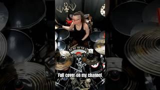 New drum cover on my channel  #drumcover #vampdarling #lynchmob #georgelynch