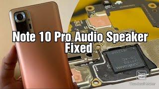 Redmi note 10 pro audio Speaker problem Cpu Reballing