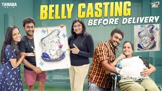 Belly Casting Before Delivery  Pregnancy Journey  @Mahishivan  Tamada Media