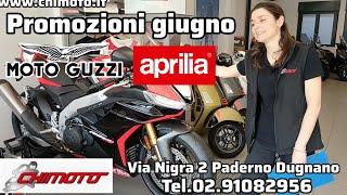 CHIMOTO puntata promozioni giugno su moto Aprilia e Moto Guzzi