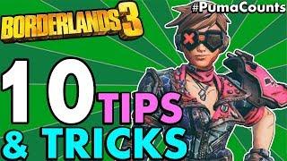 10 BEST STARTER and BEGINNER TIPS TRICKS for Borderlands 3 Best Starting Character #PumaCounts