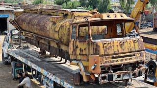 Restoration of almost 60 years old water tanker lying in the ground  Lets See