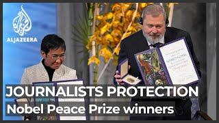 Nobel Peace Prize winners demand protection for journalists