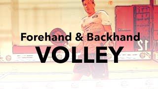 TEKNIK - Forehand och Backhand Volley