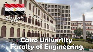 Cairo University College of Engineering  4K Campus Tour  هندسة القاهرة