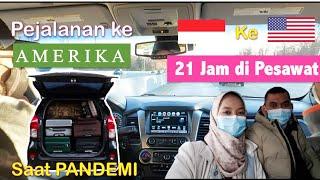 VLOG IN USA Perjalanan INDONESIA ke AMERIKA  Saat PANDEMI - Aprelea Noni