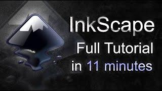 InkScape - Tutorial for Beginners in 11 MINUTES   COMPLETE 