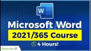 Microsoft Word for Beginners 4-Hour Training Course in Word 2021365