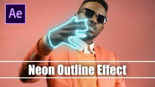 Neon Outline Effekt - After Effects Tutorial Deutsch