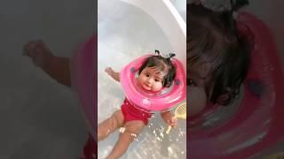 Senangnya Dek Cunda Berenang Di Bathtub #dennycaknan #bellabonita #shorts