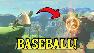 Link Plays HINOX BASEBALL  Zelda Tears of the Kingdom