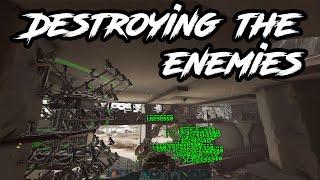 Destroying Enemies Ark Unofficial PVP #46 Extinction