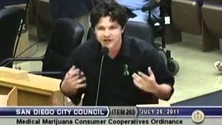 SD City Council on Medical Marijuana Ordinance - Ben Cisneros Public Comment