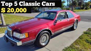 5 Best Classic Cars You Can Buy Under $20K