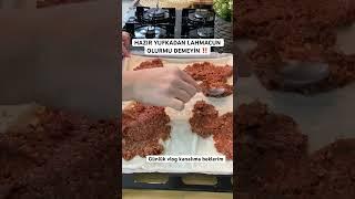 Hazır yufkadan lahmacun #lahmacun #iftar #yemektarifleri #yummy #shortsvideo #food #kolaytarifler