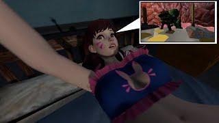 SFM A Tiny Alien Controls Dvas Brain And Tickles Her Feet Censored