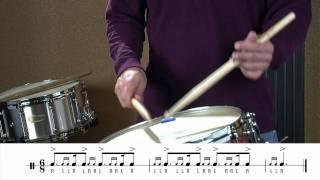 Vic Firth Rudiment Lessons Double Drag Tap