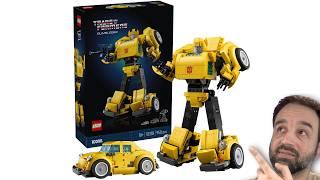 LEGO Icons Transformers Bumblebee 10338 official pics & my thoughts