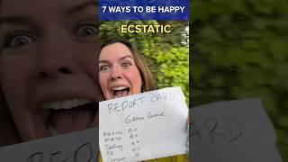 7 Ways to be HAPPY