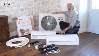 Installer facilement un climatiseur réversible double split  - Tuto bricolage avec Robert