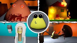 Bous Revenge La venganza de Pou  TODOS LOS FINALES - Juego Completo