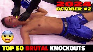 Top 50 Savage Knockouts October 2024 #2 MMA•Muay Thai•Kickboxing•Boxing