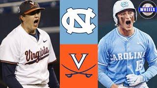 #10 North Carolina vs #15 Virginia INCREDIBLE GAME  2024 College Baseball Highlights