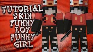 TUTORIAL Skin Funny BoyFunny Girl Pixel Gun 3D - Free Copy