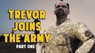 GTA V Funny Machinima  Trevor Joins The Army #1