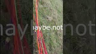 Paramotor vs Electric Fence - FAIL #shorts #paramotor #paramotorshorts