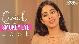 GRWM Get Ready With Janhvi Kapoor  Glam Smokey Eye Tutorial  Smudged-On-Purpose Makeup  Nykaa